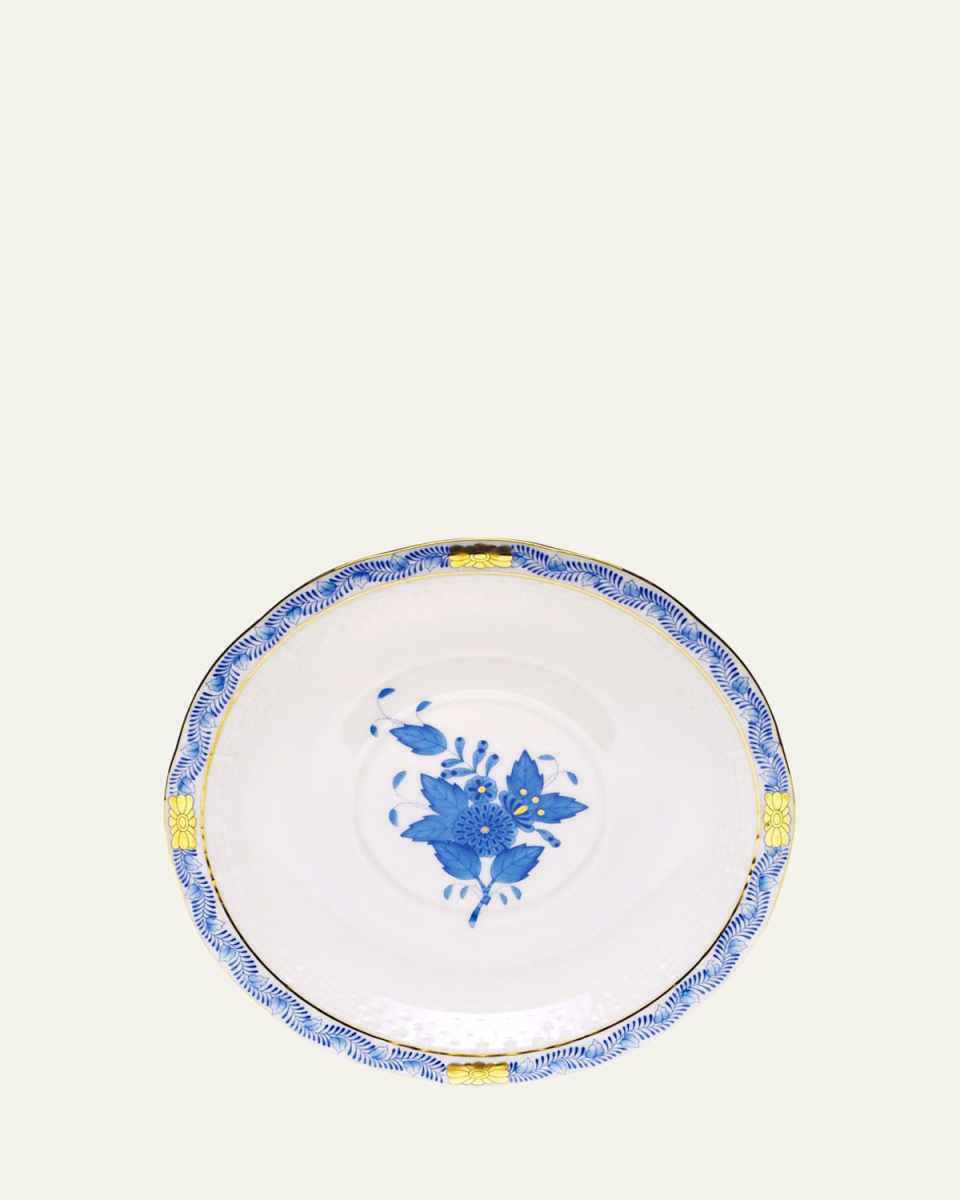 Blue Chinese Bouquet Saucer